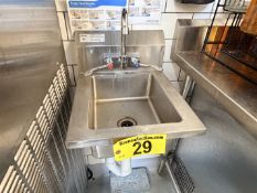 MIXRITE 14" HAND SINK, MODEL MRS-HS-14