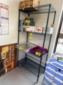 FOCUS 4-SHELF GREEN EPOXY WIRE KITCHEN RACK