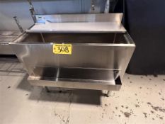 REGENCY 36" X 18" SLIDE TOP ICE BIN, MODEL 600IB1836, W/ 36" SPEED RAIL