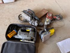 Jig Saw , Palm Sander, Hammer Drill