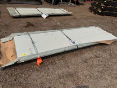 (50) Sheets of Future Galvalume Steel Roofing / Siding, 3' x 9.8', White