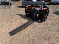 Wolverine 48" Skid Steer Forks w/ Hydraulic Positioner