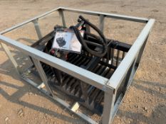 Land Honor 44" Mini Skid Steer Rock Grapple Bucket
