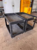 (2) Uline Utility Carts