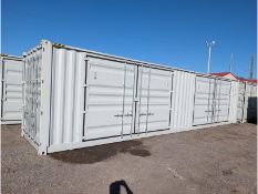1 Trip High Side 40' Shipping Container W/ 2 Side Doors