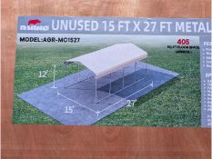 Rhino 15' x 27' Metal Carport AGR-MC1527