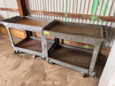 (2) Uline Utility Carts