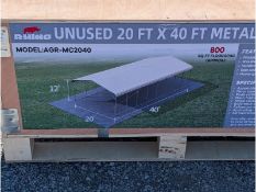 Rhino 20' x 40' Metal Carport Model: AGR-MC2040