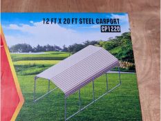 12' x 20' Steel Carport Model CP1220