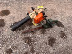 Stihl Blower & (2) Hedge Trimmers