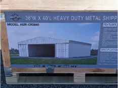 36' x 40' Shipping Container Roof Kit Model AGR-CR3640