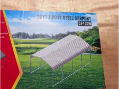 12' x 20' Steel Carport Model CP1220
