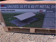 Rhino 20' x 40' Metal Carport Model: AGR-MC2040