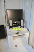 Canon Image Class D530 Monochrome Laser Printer with Dell 17" LCD Monitor and Speakers