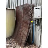 Lot of Metal Grate and Sheet Metal