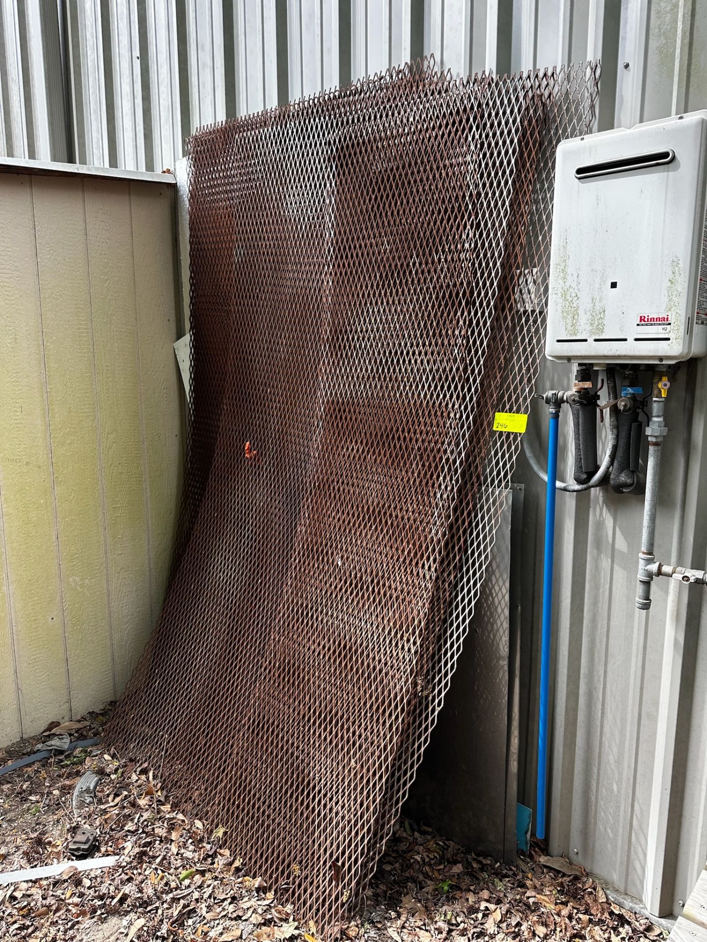 Lot of Metal Grate and Sheet Metal