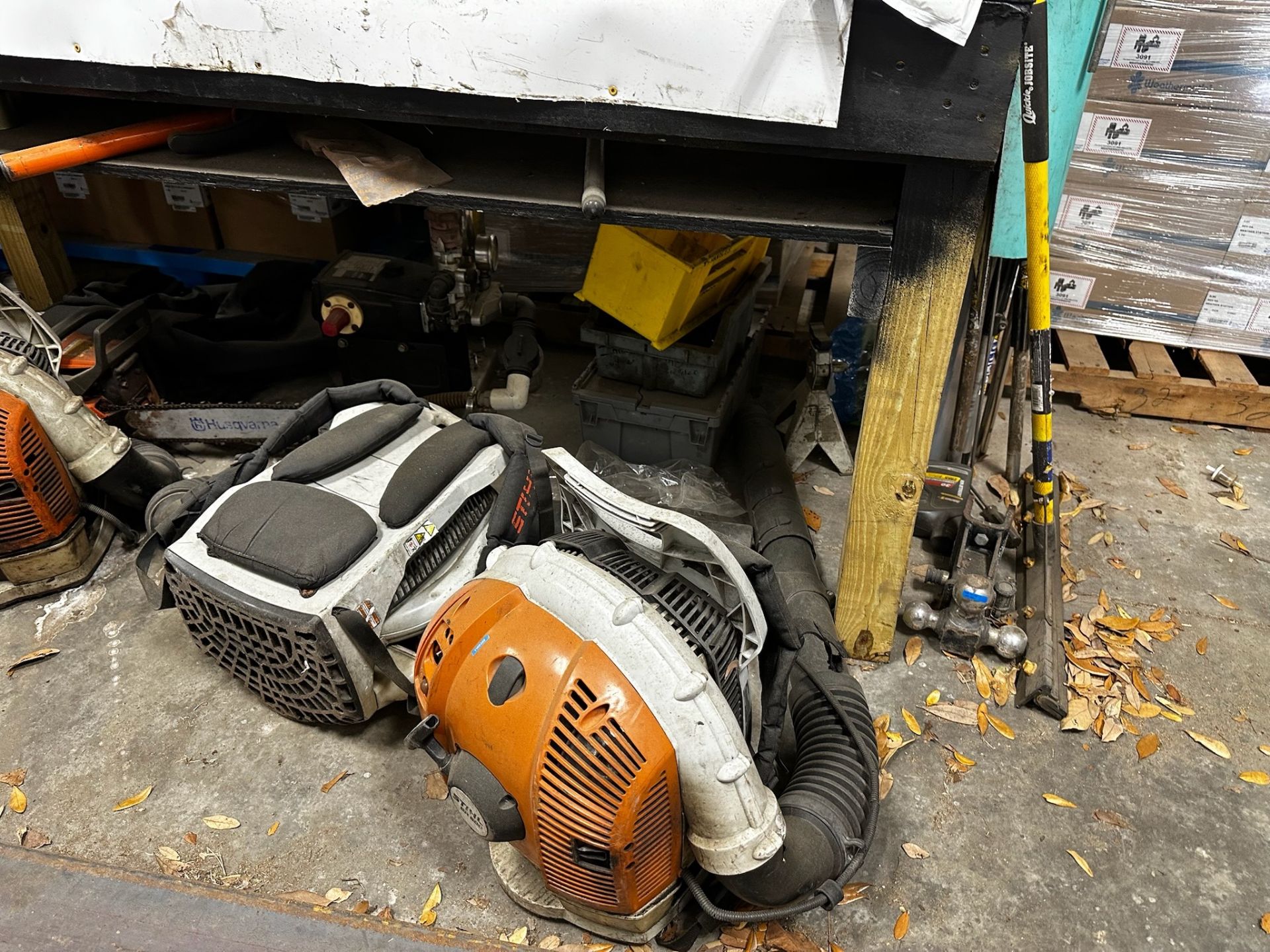 Work Bench with Contents on and Under Bench - Image 8 of 11