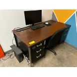 Complete 2 Desk Office with All Contents