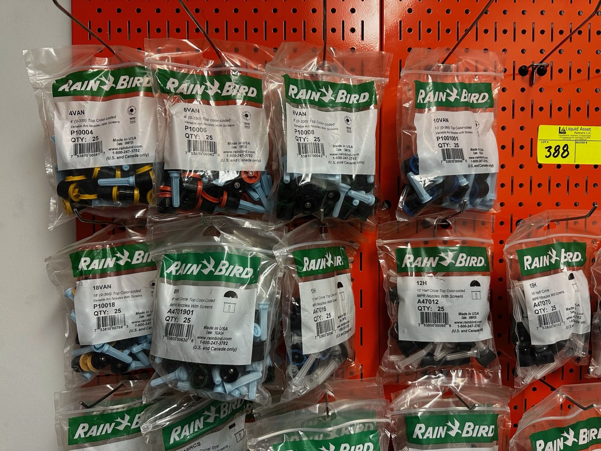 Peg Board with Irrigation Small Parts - Image 2 of 5