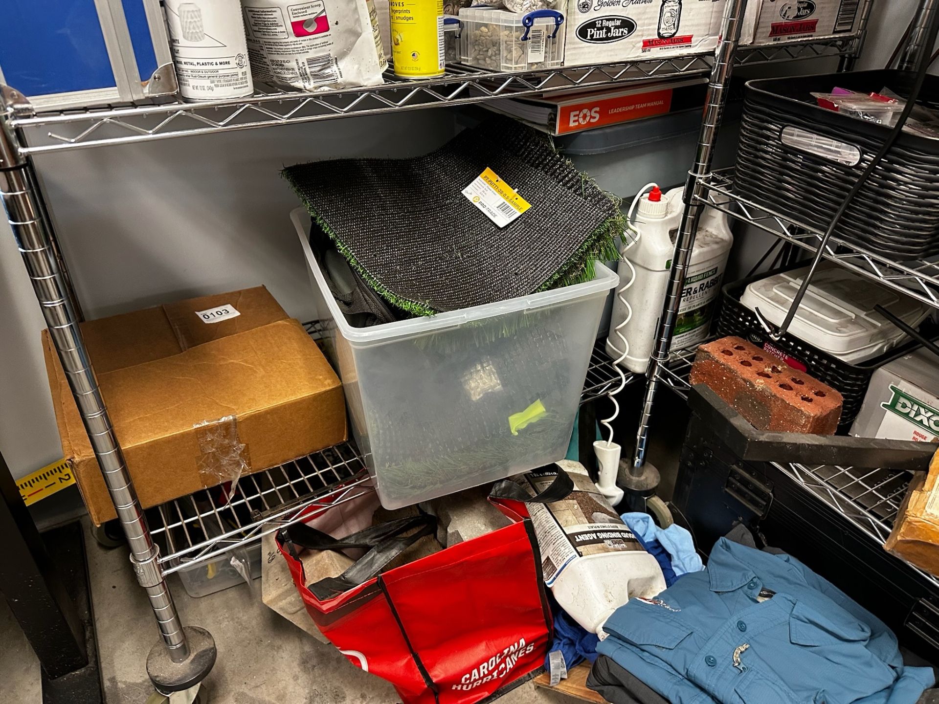 2 Wire Shelves with Contents - Image 5 of 10
