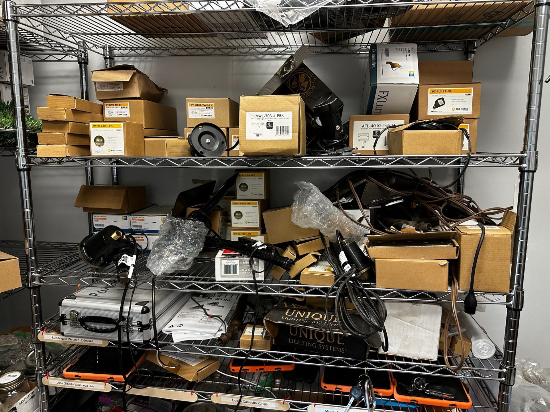 2 Wire Shelves with Contents - Image 7 of 10