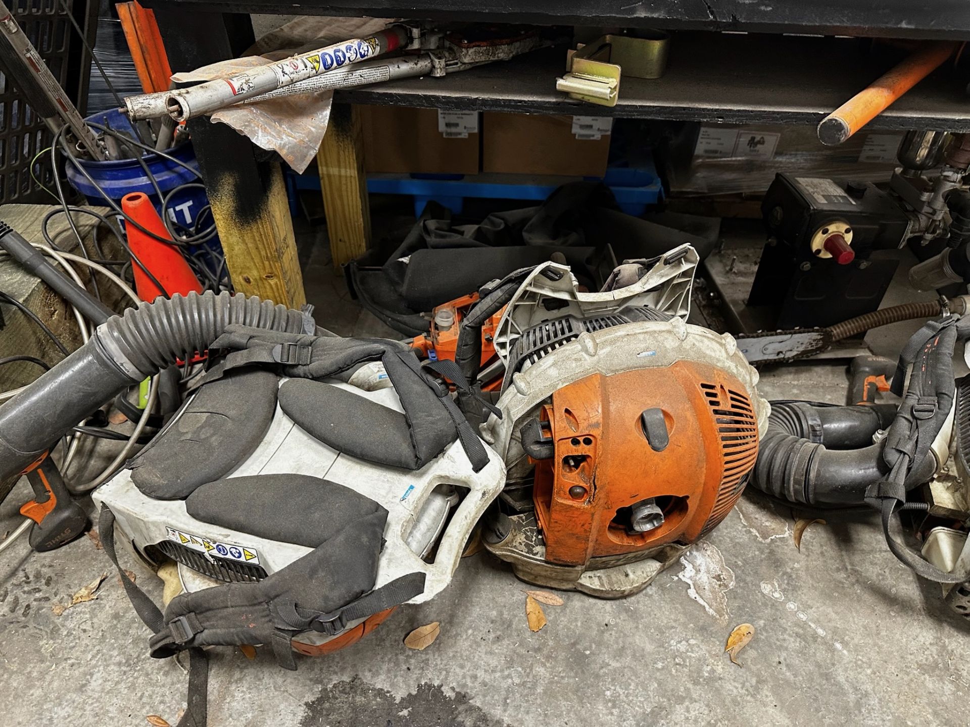 Work Bench with Contents on and Under Bench - Image 9 of 11