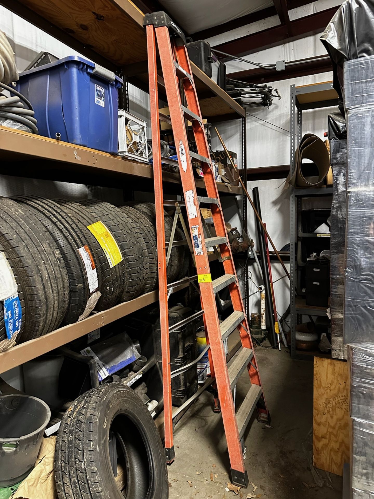 Tall Werner Folding Ladder