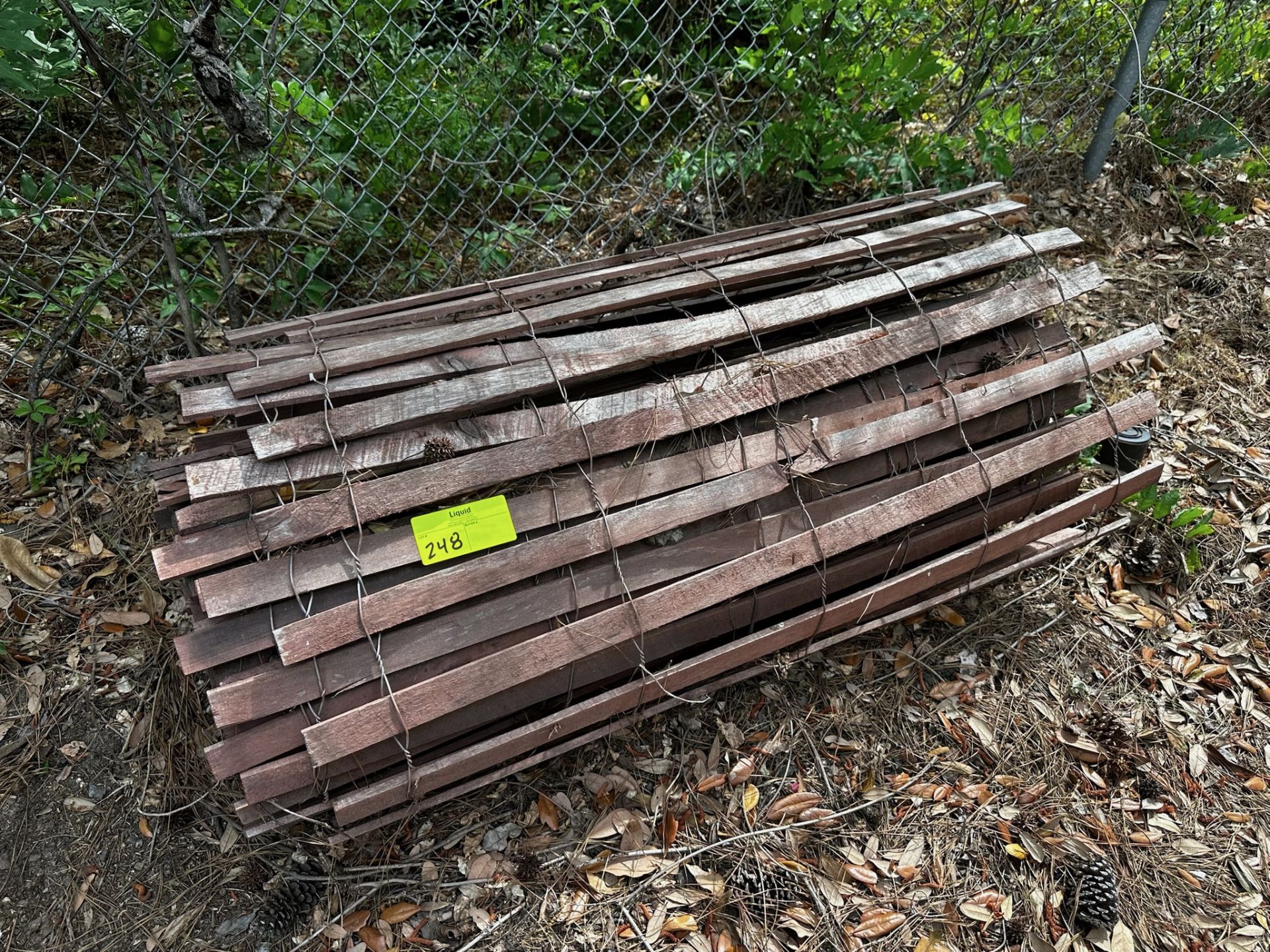 Wood and Wire Garden Fencing
