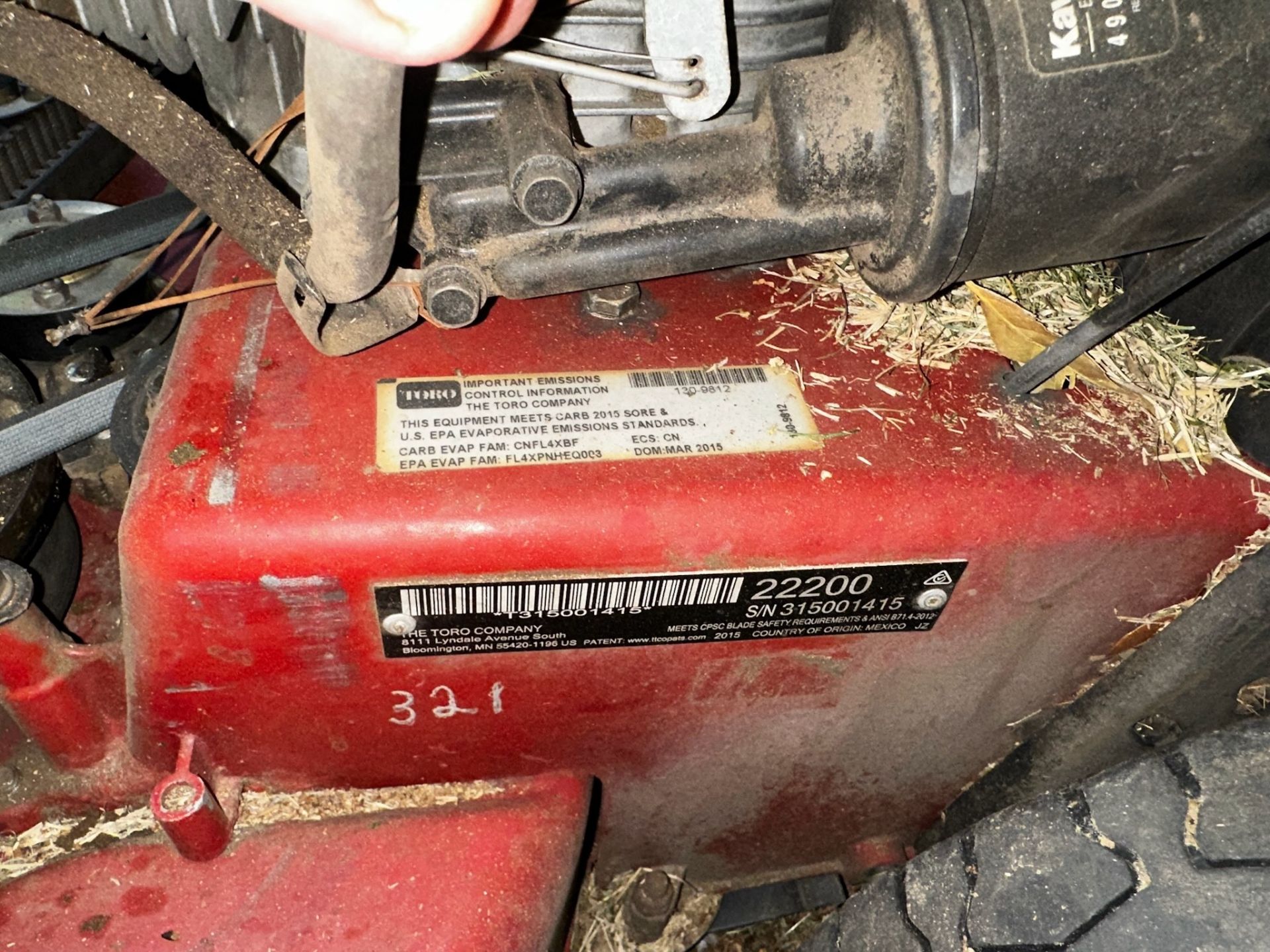 Toro TurfMaster 22215 30" Walk-Behind Mower - Image 6 of 6
