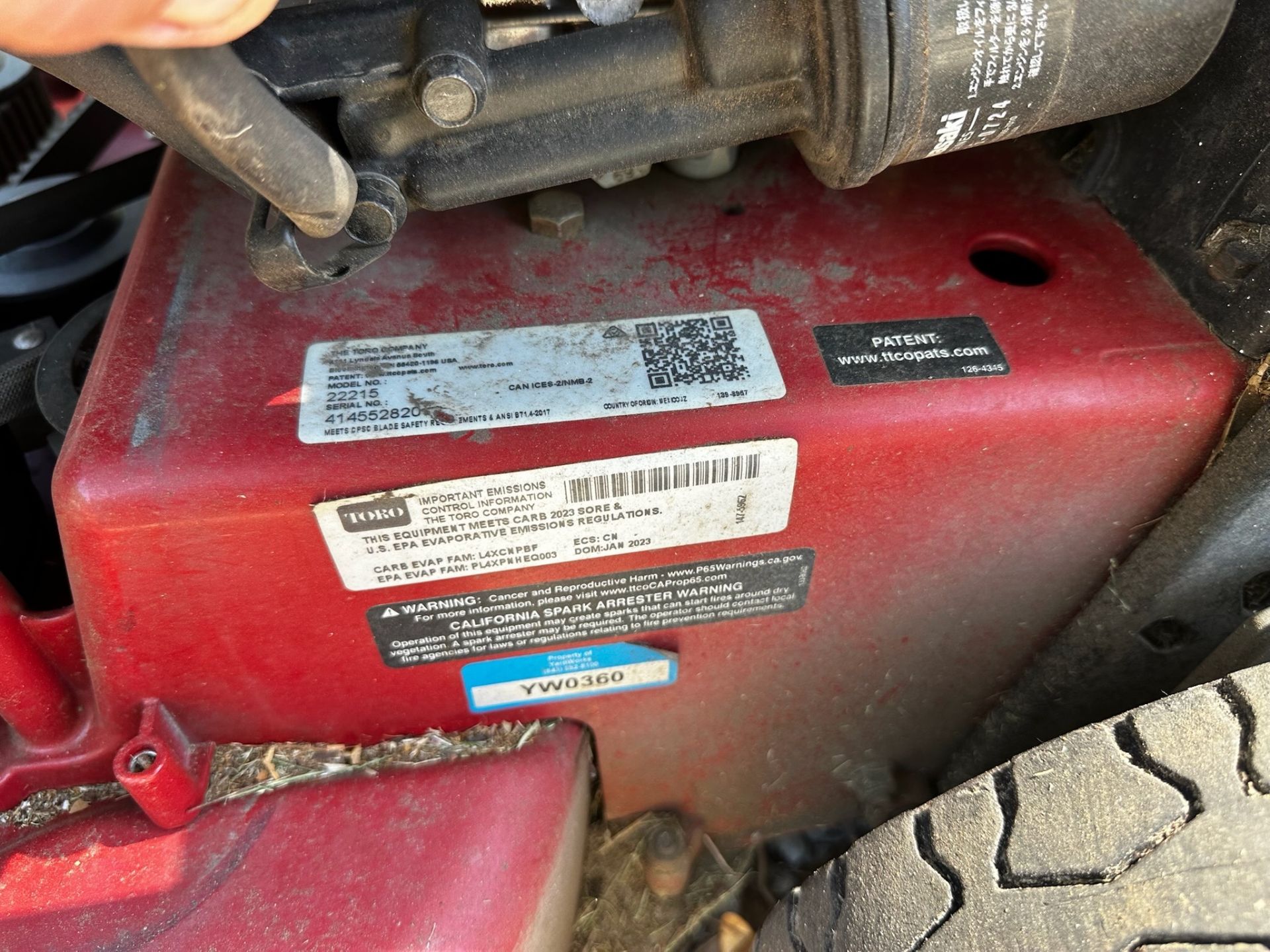 Toro TurfMaster 22215 30" Walk-Behind Mower - Image 5 of 7
