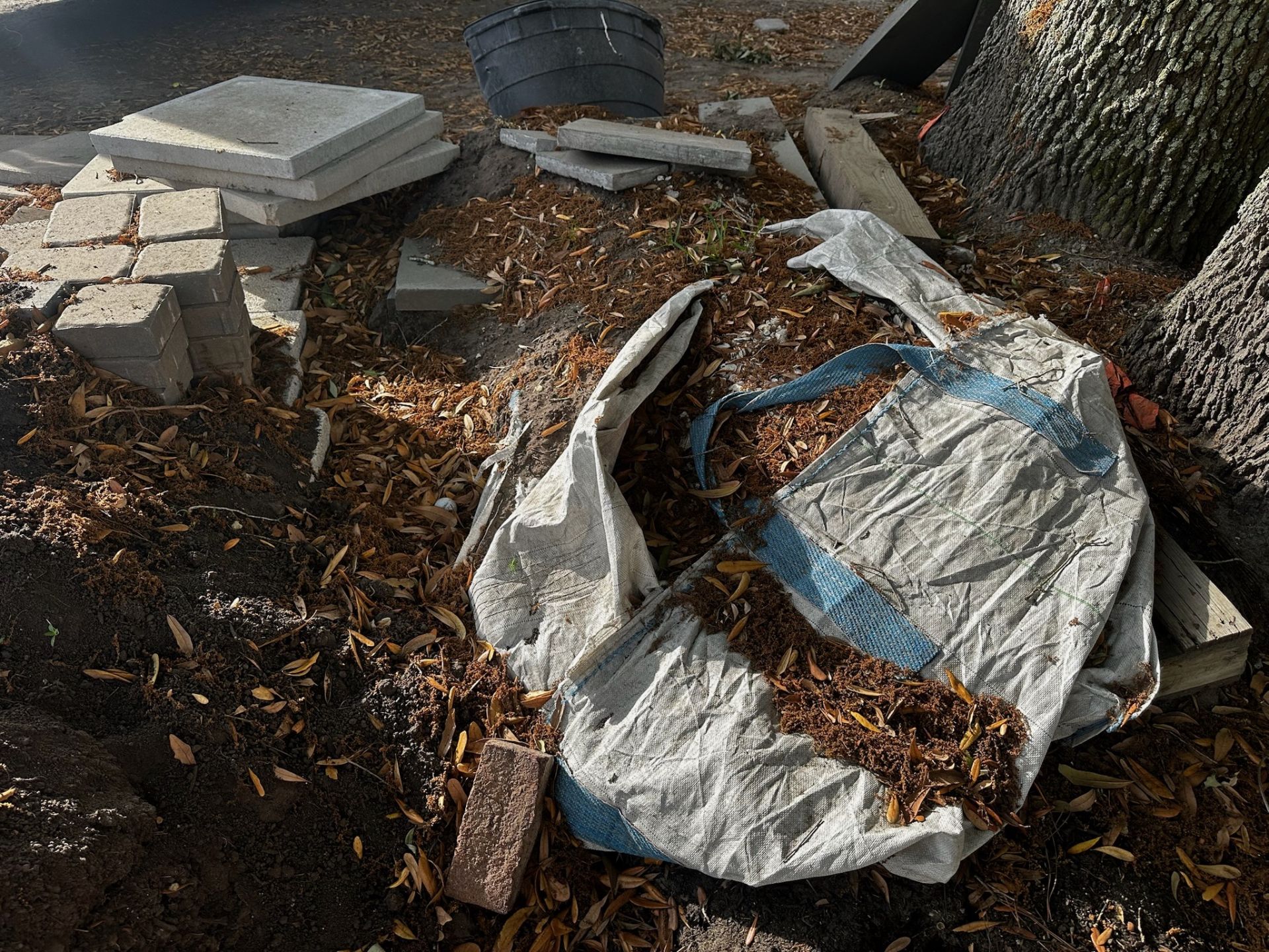 Assorted Hardscape Materials, Stone Slaps, Concrete Pavers and Blocks, Topsoil, Crushed Oyster Sh... - Image 4 of 5