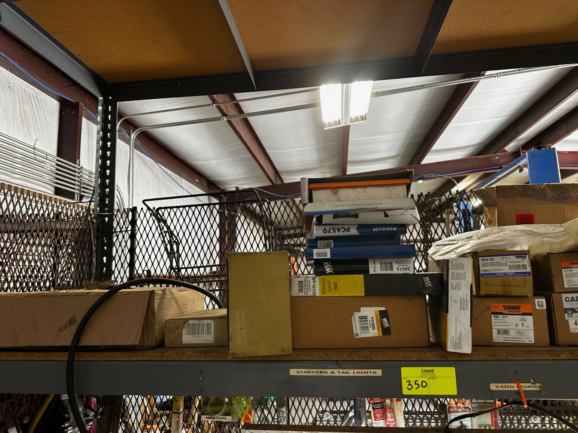 Metal Shelf with Contents - Image 3 of 9