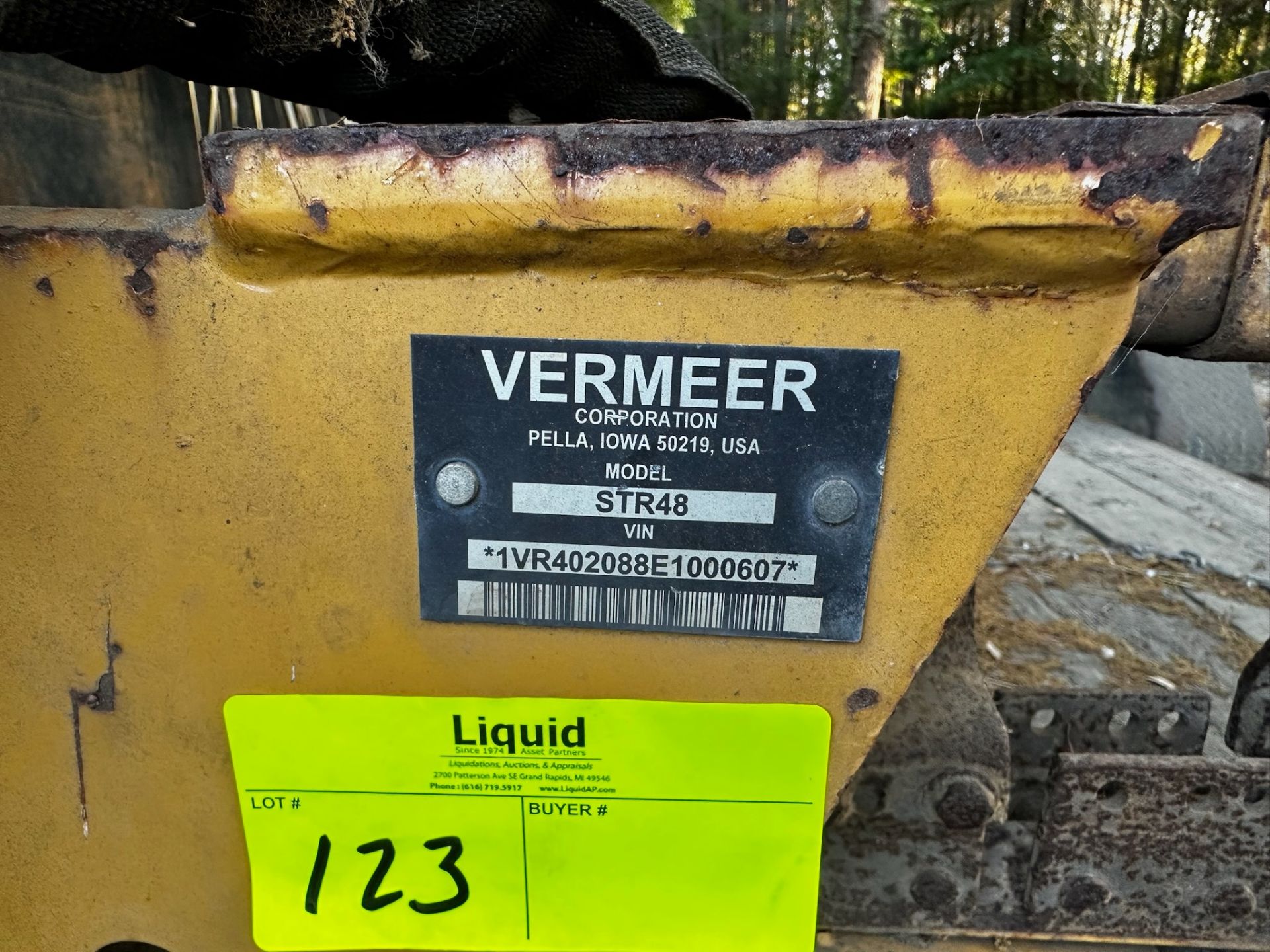 Vermeer 48in Trencher Attachment STR48 - Image 2 of 3