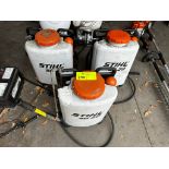 Lot of 3 Stihl Backpack Sprayers
