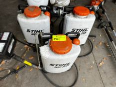 Lot of 3 Stihl Backpack Sprayers