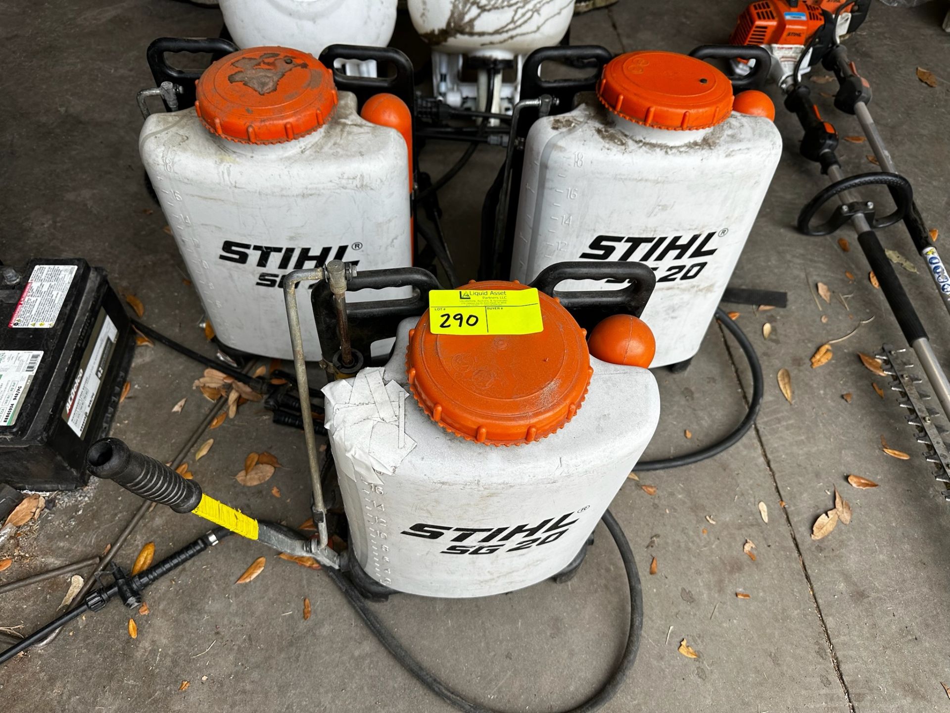 Lot of 3 Stihl Backpack Sprayers