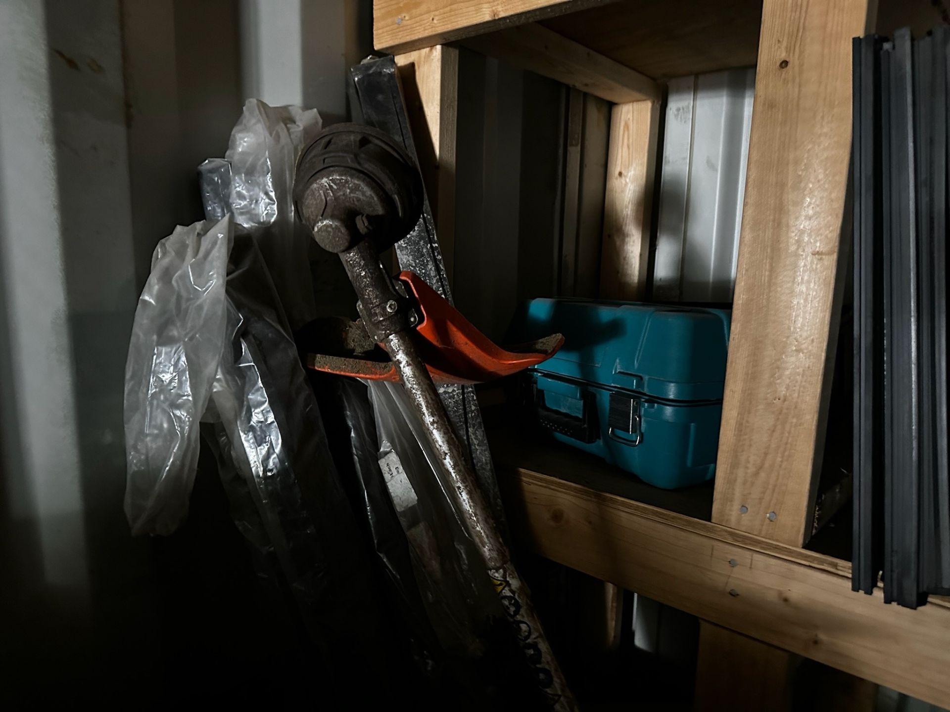 Contents of Storage Cage, Jack Hammer, Paint Sprayer, etc. - Image 10 of 14