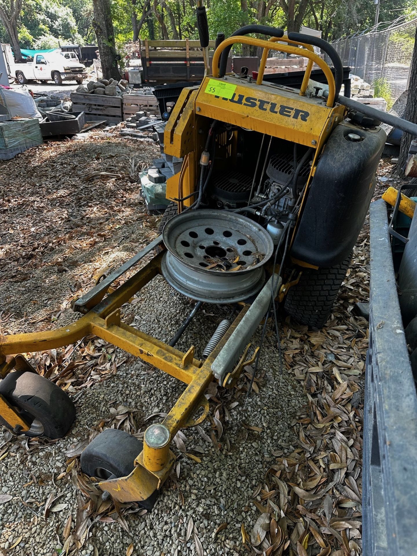 Hustler Stand Bind Mower For Parts - Image 6 of 6
