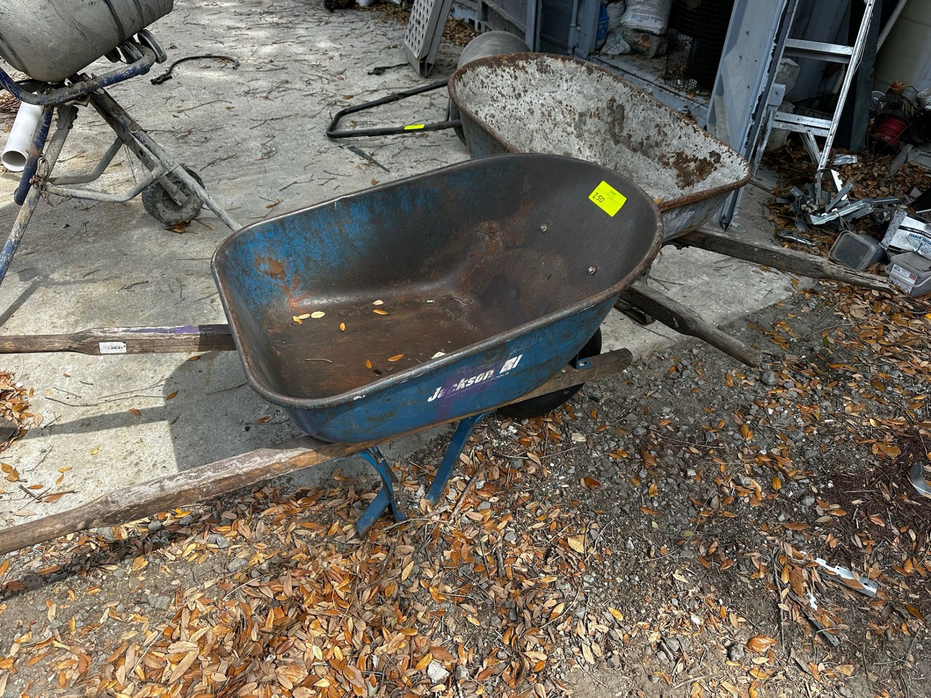 Lot of 2 Wheel Barrels