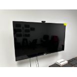 TLC Flat Screen TV, Logi Webcam, and Wall Mount