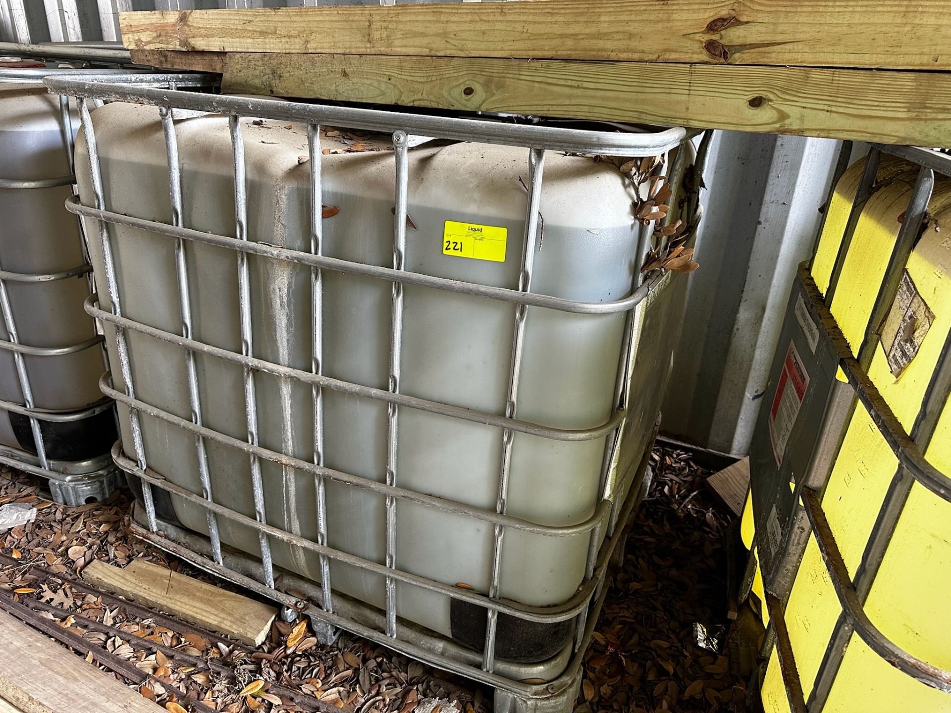 IBC Tote with Chemicals