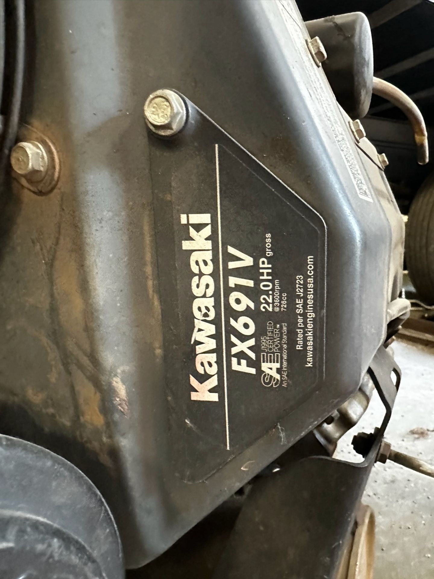 Kawasaki FX691V 22.0HP Motor, unknonw operational condition - Image 2 of 4
