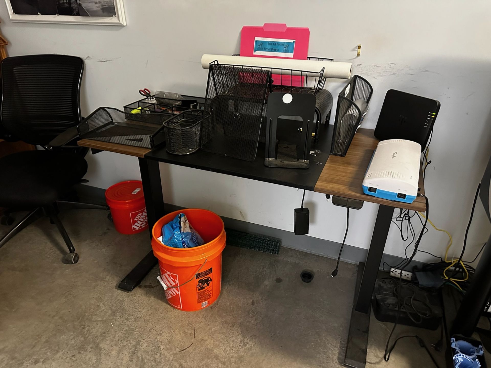 Complete 2 Desk Office with All Contents - Image 2 of 6