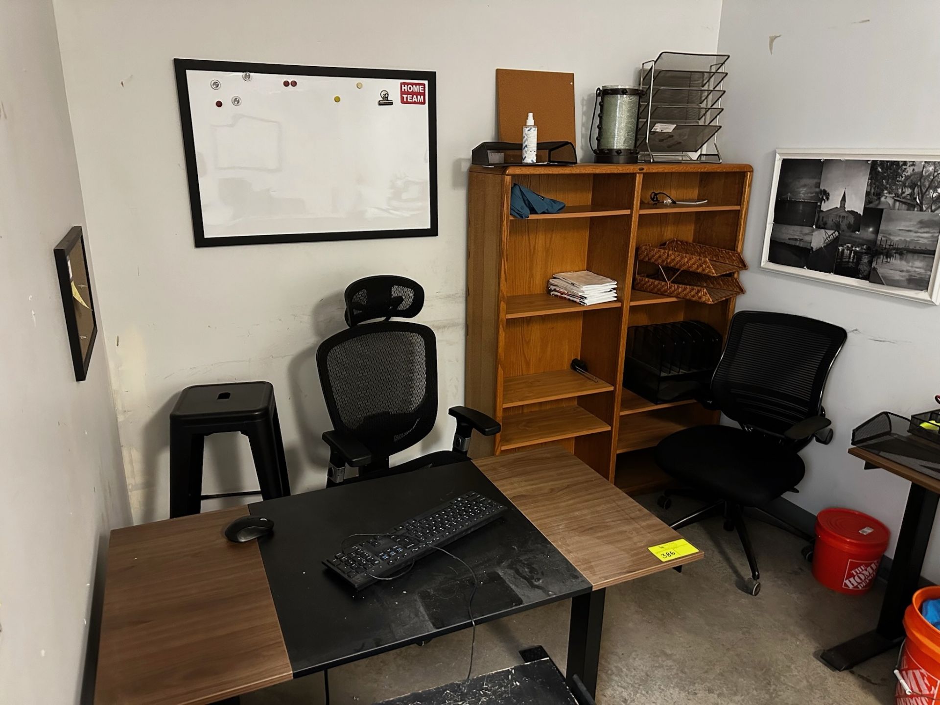 Complete 2 Desk Office with All Contents