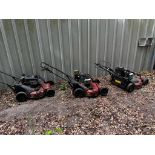 Lot of 3 Toro TurfMaster 22215 30" Walk-Behind Mower, Non-Operational
