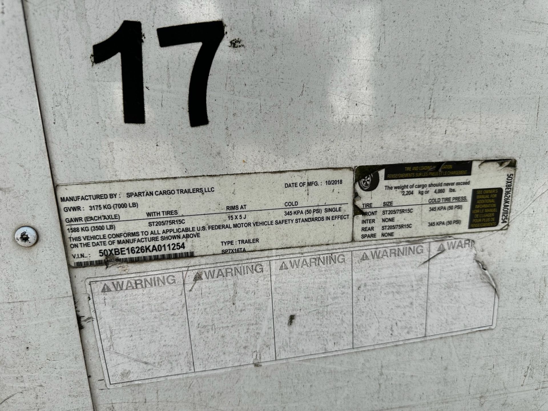Enclosed Trailer - Image 3 of 10