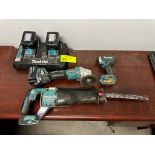 Makita Tool Lot with Charger and Batteries