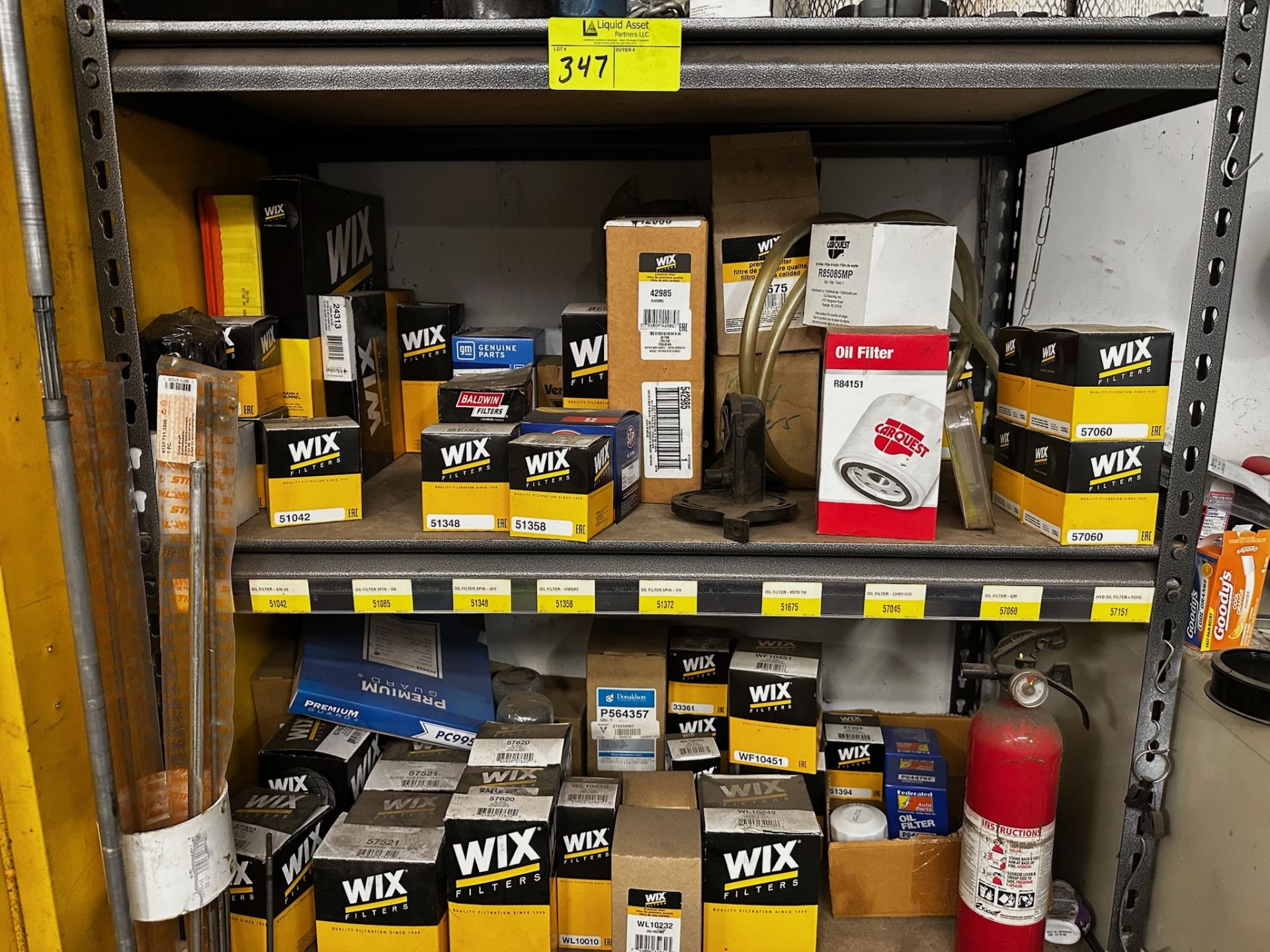 Metal Shelf and File Cabinet with Contents - Image 3 of 5