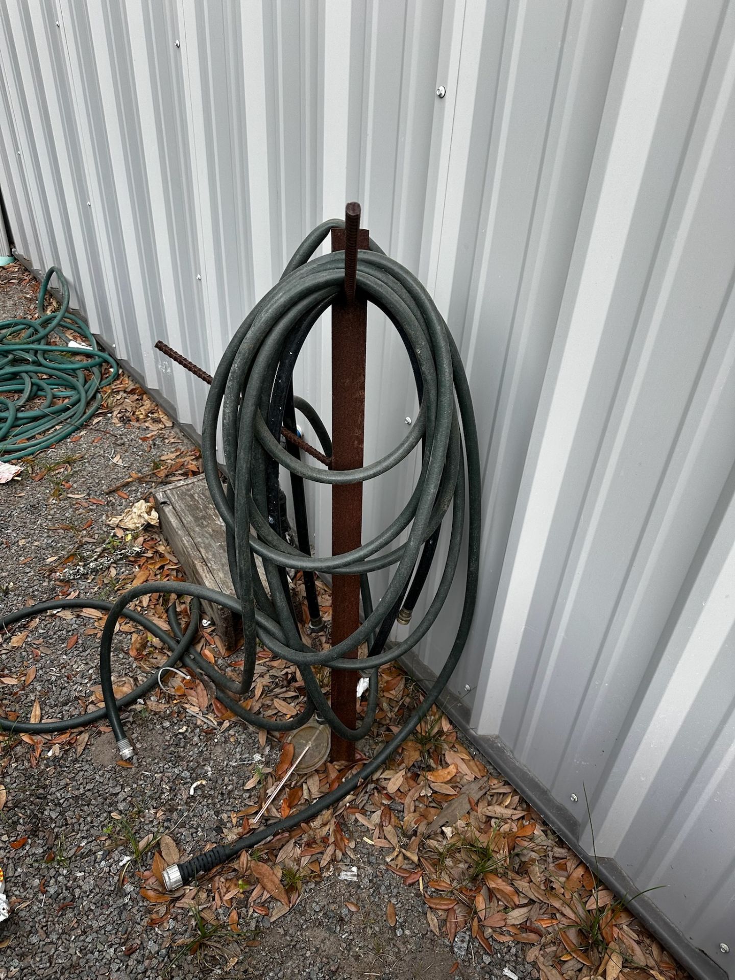 Hose Reel, Hoses, and Wheel Barrel - Image 5 of 6