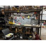 Metal Shelf with Contents